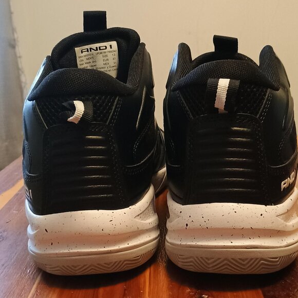 AND1 / Basketball Sneakers / Men / Size 13 / Black / NWT Low Top Athletic Court - Picture 7 of 11
